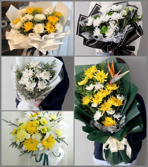 福建泉州德化县雷峰镇白事花束代送